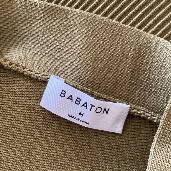 Aritzia Babaton Sculpt Knit Criss Cross Halter Tank - Picture 3 of 4